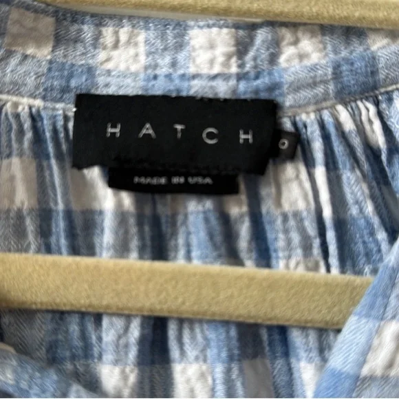 HATCH Aurora dress in blue gingham - Picture 4 of 4